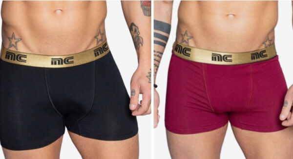 BOXER ΑΝΔΡΙΚΟ ΜΕΤΑΛ ΛΑΣΤΙΧΟ 2 ΤΕΜΑΧΙΑ NINA CLUB NC411METAL