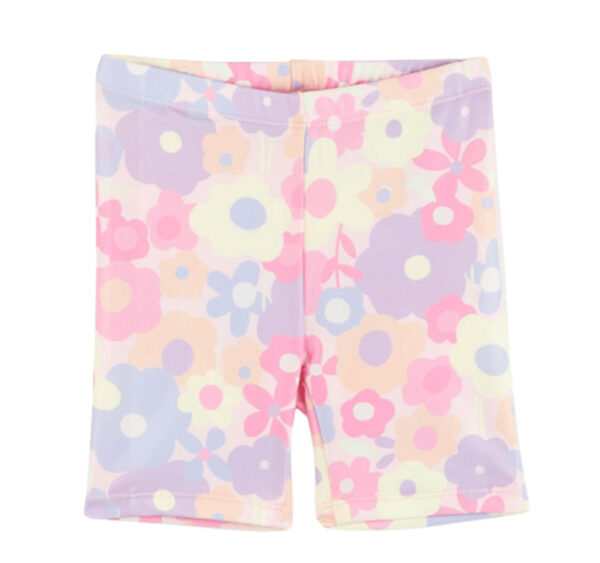 Joyce Βρεφικό/Παιδικό Μαγιό Set Μπλούζα Shorts Flowers Multicolour-JOYCE2441806 - Image 3