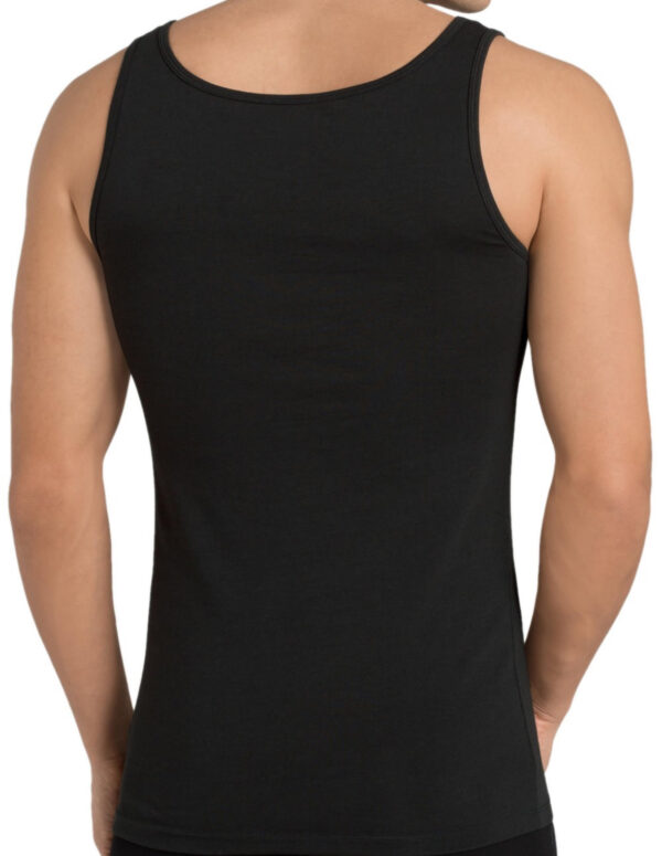 Sloggi Men 24/7 SH02 Vest 2P Αντρική Φανέλα Με Τιράντα Μαύρο 2τεμ-10163154-0004 - Image 3