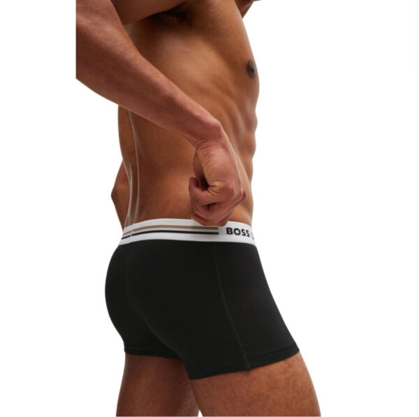 Boss Three-Pack Of Stretch Trunks With Signature Stripe Waistbands Μαύρο-50492200-001 - Image 5