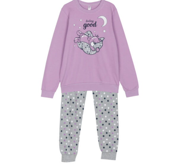 Dreams Παιδική/Εφηβική Πιτζάμα Κορίτσι Pillow Bear 2475110 Μωβ