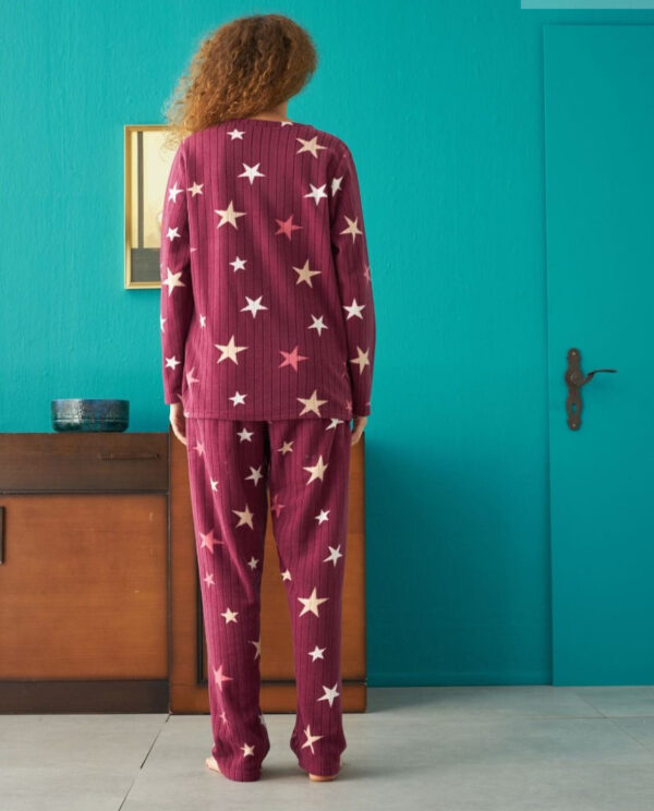 ΠΙΤΖΑΜΑ ΓΥΝΑΙΚΕΊΑ FLEECE SIYAH INCI STARDUST: SI23235049-A - Image 2