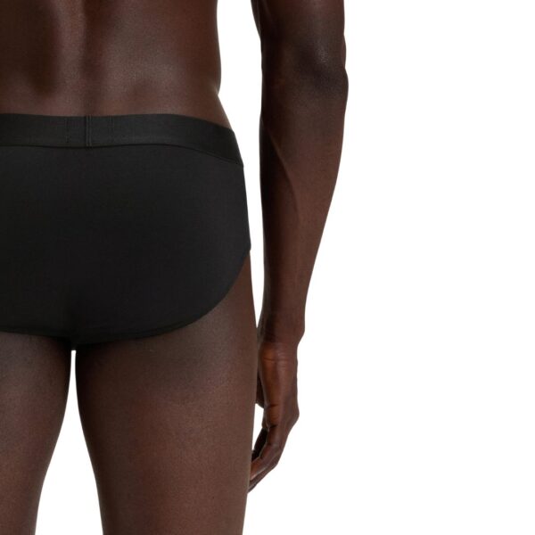 Boss Men Three Pack Of Stretch Cotton Briefs With Logo Waistbands Multipack :50546561-981 - Image 4