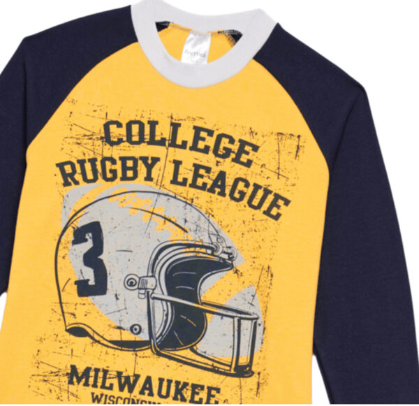 Pretty Baby Παιδική/Εφηβική Πιτζάμα Αγόρι Rugby League- 63885-592 - Image 2