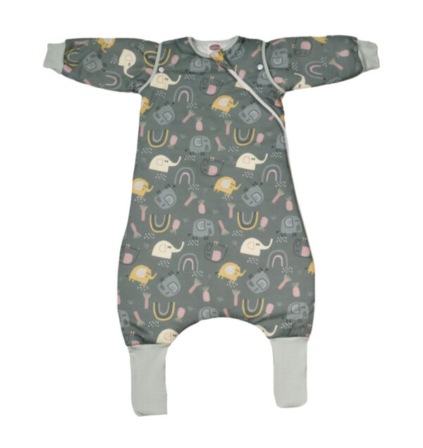 Tender Βρεφικός Υπνόσακος Unisex Με Πόδι Elephants Λαδί: TENDER2567-1