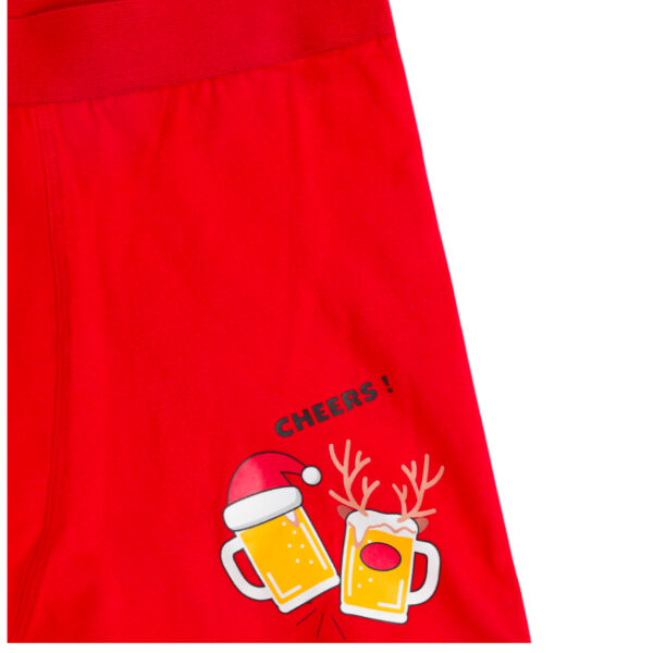 Admas Ανδρικό Βoxer Merry Beermas-48627-0 - Image 2