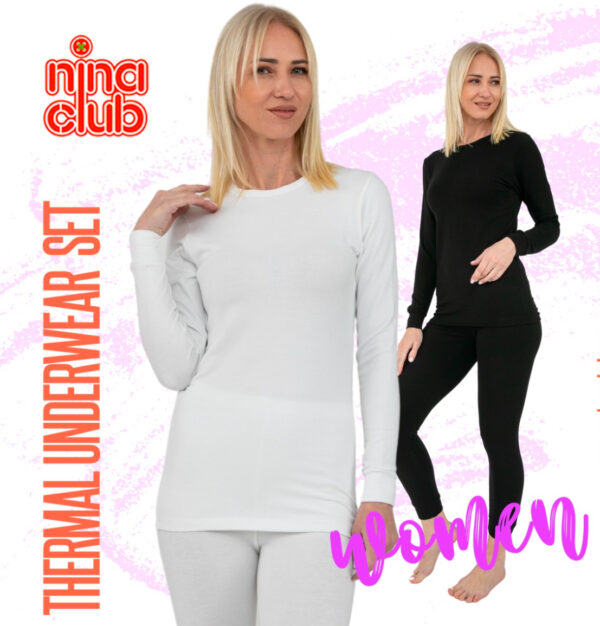 ΙΣΟΘΕΡΜΙΚΗ ΜΠΛΟΥΖΑ  NINA CLUB ΛΕΥΚΟ : NINA1179 - Image 3