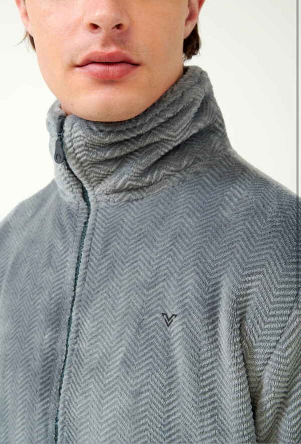 Vamp Fleece Ρόμπα Ζιβάγκο με Φερμουάρ:21706 - Image 3