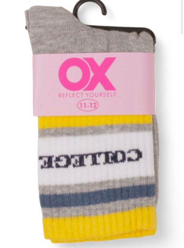 ΚΑΛΤΣΕΣ ΠΑΙΔΙΚΕΣ OX SOCKS COLLEGE : OXG01 - Image 3