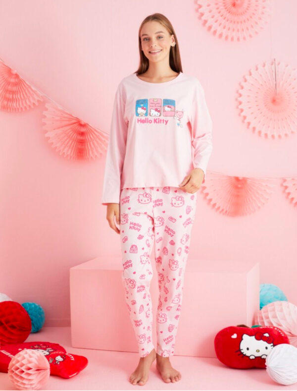 ΠΙΤΖΑΜΑ ΓΥΝΑΙΚΕΙΑ HELLO KITTY - TEDDY: HK206-A