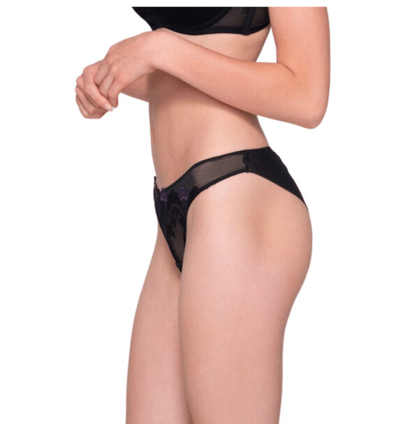 Luna Ruby Brazillian Brief Μαύρο:RUBY25221-BL - Image 3