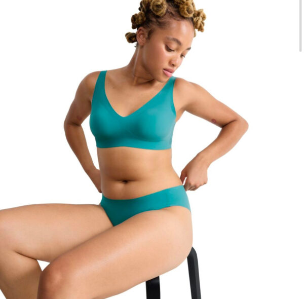 Sloggi Woman Zero Feel 2.0 Soft Bra Τιρκουάζ: 10217729-1597 - Image 3
