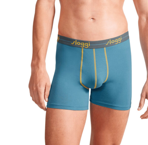 Sloggi Men Boxer Start Short 2τμχ Ραφ-Γκρι:10206948-V011 - Image 3