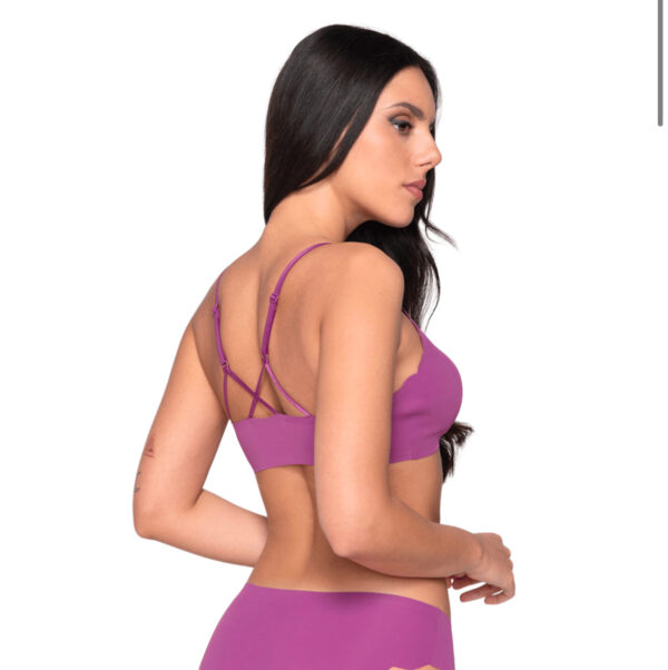 Luna Every Wear Wireless Sports Top 1+1 Δώρο Μωβ-Μωβ:15102-PU-PU - Image 3