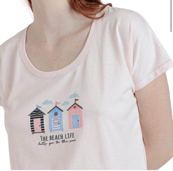 Admas Limited Edition Γυναικεία Πιτζάμα Beach Life:63070-0 - Image 3