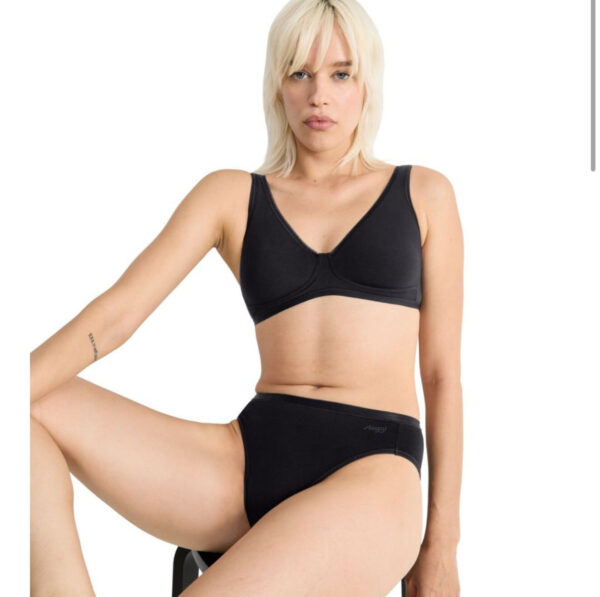 Sloggi Woman Go Daily Cotton Τai 3τμχ Μαύρο:10222331-0004 - Image 3
