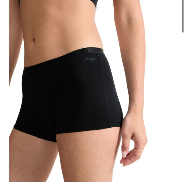 Sloggi Woman Go Daily Cotton Short 3τμχ  Μαύρο :10222337-0004 - Image 2