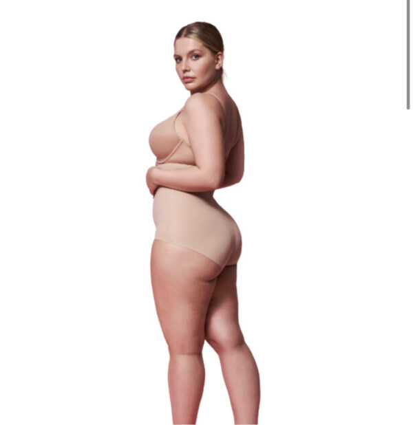 Julimex Figi Talia High Waist Panty Λαστεξ Μπεζ :JULIMEX-241NA - Image 5