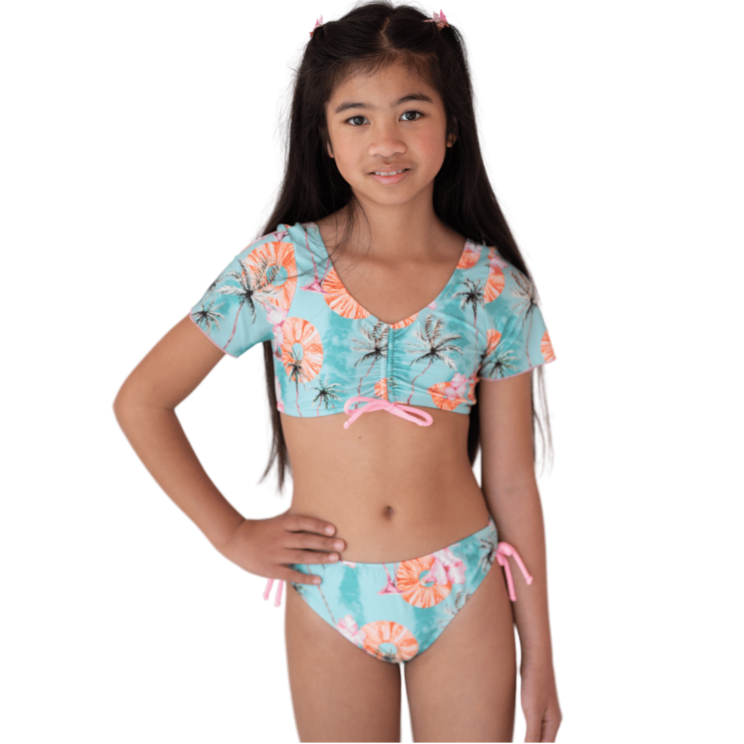IMG_3987 Tortue Παιδικό/Εφηβικό Bikini Set Pineapple:S5-130-208 - Image 1