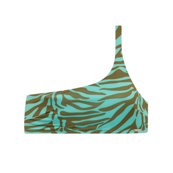Minerva Gabriel Bralette Bikini Top Cup B Zebra Τιρκουάζ-Λαδί: 90-9310B-267 - Image 3
