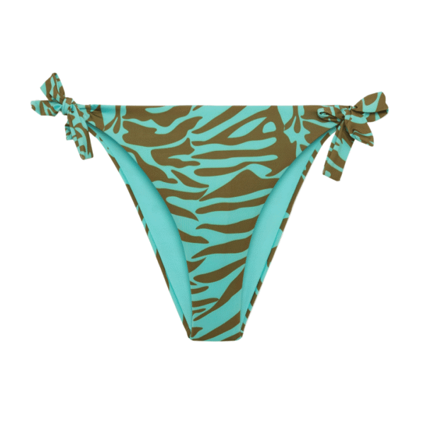Minerva Gabriel Rio Bikini Bottom Slip Zebra Τιρκουάζ-Λαδί :90-92662-267 - Image 3
