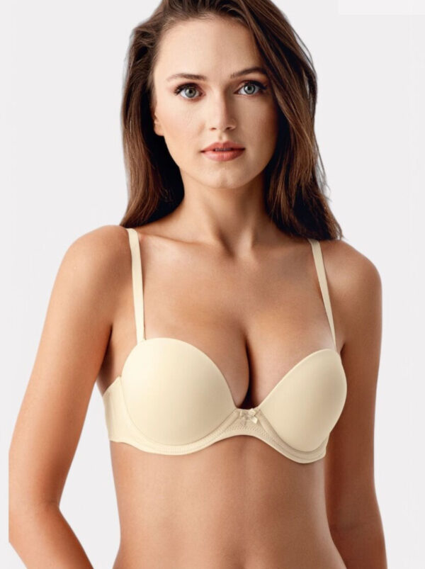 ΣΟΥΤΙΕΝ STRAPLESS DOUBLE PUSH-UP B CUP ΑΠΟΛΥΤΟ ΚΡΑΤΗΜΑ & ΑΝΟΡΘΩΣΗ ΜΠΕΖ:NB7040
