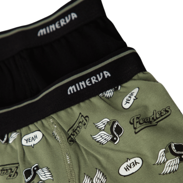 Minerva Παιδικό/Εφηβικό Boxer Αγόρι Fearless 2τμχ No 4-6 Χακί-Μαύρο:90-42682-334 - Image 3