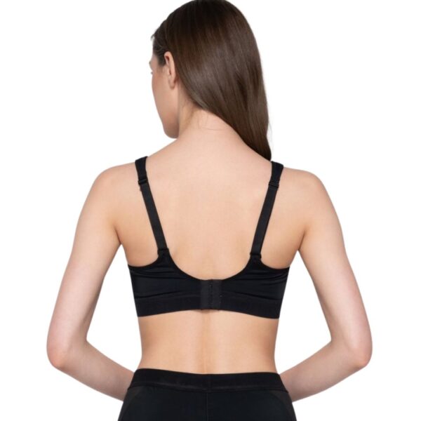 Luna Flex Pro Sporty Big Size Bra Μαύρο :5301-BL - Image 5