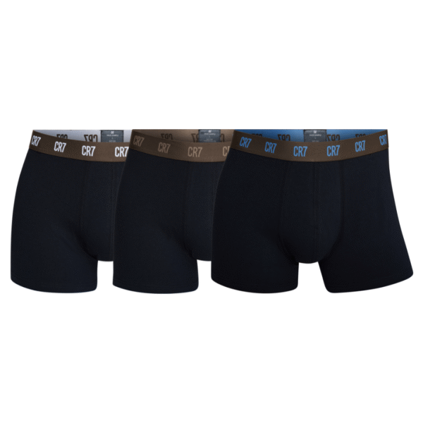 CR7 Men Trunks Cotton 3-pack Μαύρο:CR8100-49-698
