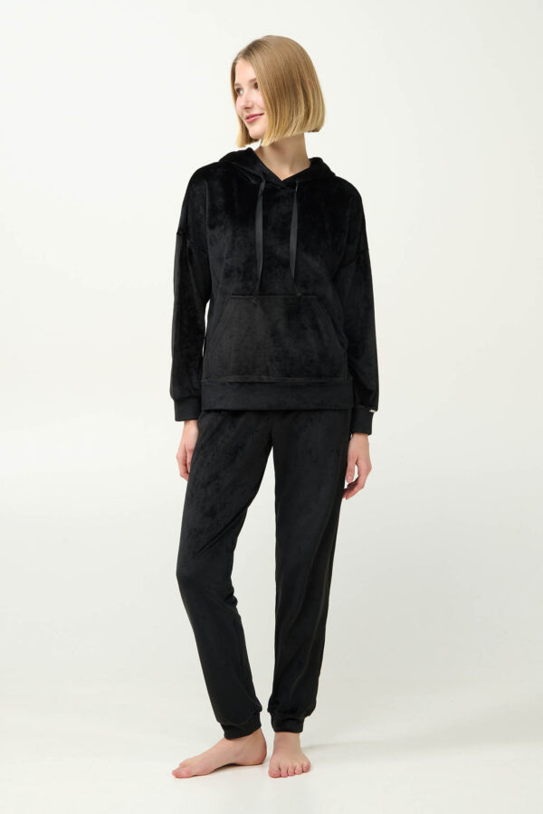 Vamp Μονόχρωμη Γυναικεία Φόρμα Velvet : 23083