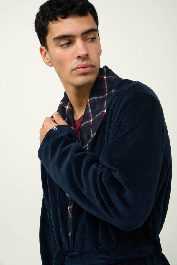 Μακριά Ανδρική Fleece Ρόμπα vamp.: 23692 - Image 3