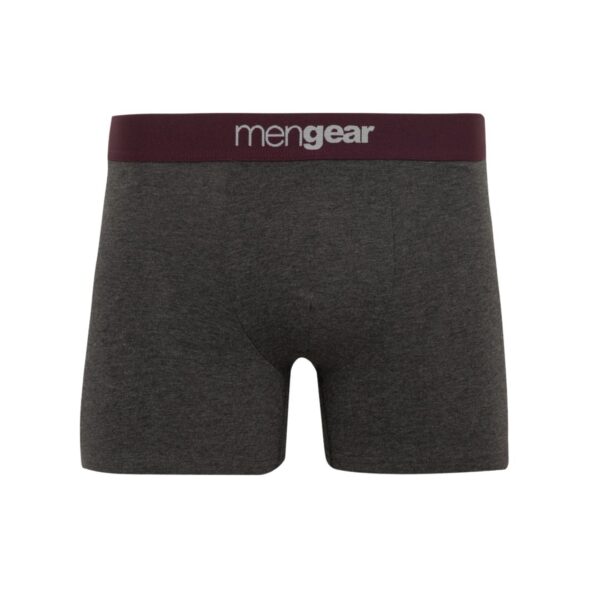 Minerva Ανδρικό Boxer Mengear 2τμχ Beer Can Μπορντό-Ανθρακί :96-29488-265 - Image 3