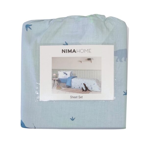Nima Home Παιδικά Σεντόνια Μονά Roar Σετ (2x170*255cm + 1x52*72cm) :35559 - Image 3