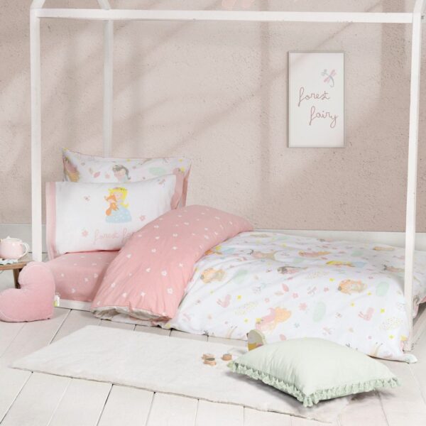 Nima Home Παιδικά Σεντόνια Μονά Forest Fairy Σετ (2x170*255cm + 1x52*72cm) :35543 - Image 5