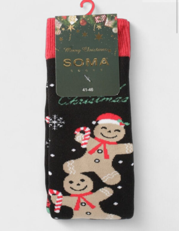 ΧΡΙΣΤΟΥΓΕΝΝΙΑΤΙΚΕΣ ΠΕΤΣΕΤΕ ΚΑΛΤΣΕΣ SOMA SOCKS (ΣΕΤ 6 ΖΕΥΓΑΡΙΑ) : SSJOY26 - Image 9