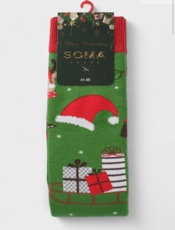ΧΡΙΣΤΟΥΓΕΝΝΙΑΤΙΚΕΣ ΠΕΤΣΕΤΕ ΚΑΛΤΣΕΣ SOMA SOCKS (ΣΕΤ 6 ΖΕΥΓΑΡΙΑ) : SSJOY26 - Image 7