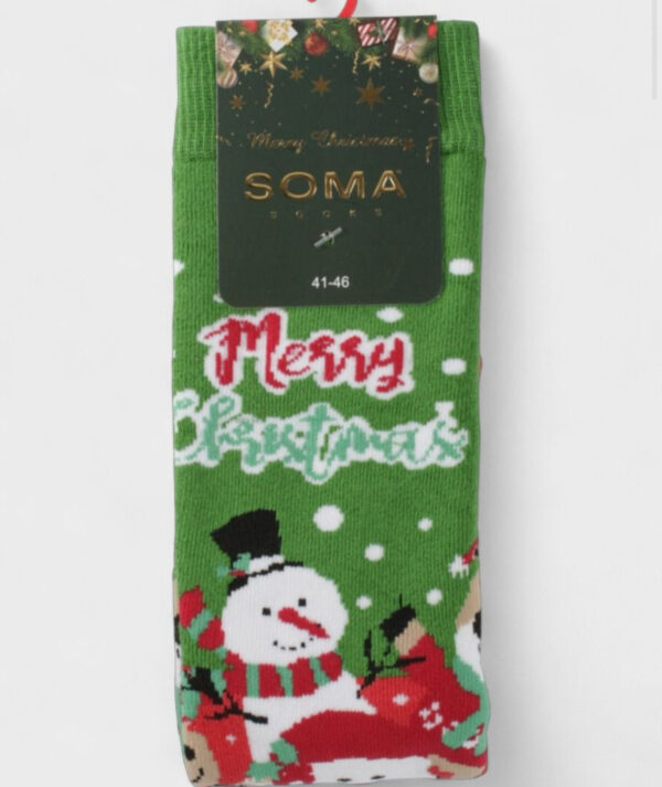 ΧΡΙΣΤΟΥΓΕΝΝΙΑΤΙΚΕΣ ΠΕΤΣΕΤΕ ΚΑΛΤΣΕΣ SOMA SOCKS (ΣΕΤ 6 ΖΕΥΓΑΡΙΑ) : SSJOY26 - Image 5