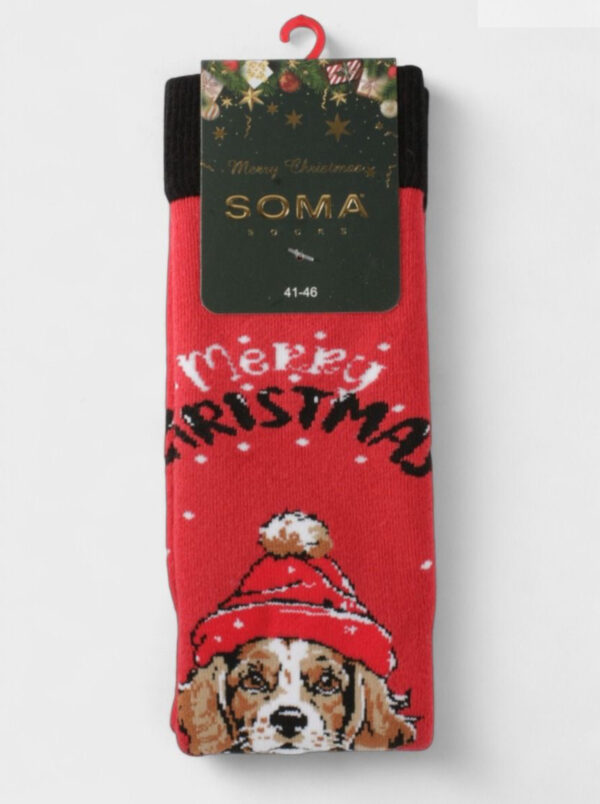 ΧΡΙΣΤΟΥΓΕΝΝΙΑΤΙΚΕΣ ΠΕΤΣΕΤΕ ΚΑΛΤΣΕΣ SOMA SOCKS (ΣΕΤ 6 ΖΕΥΓΑΡΙΑ) : SSJOY26 - Image 3
