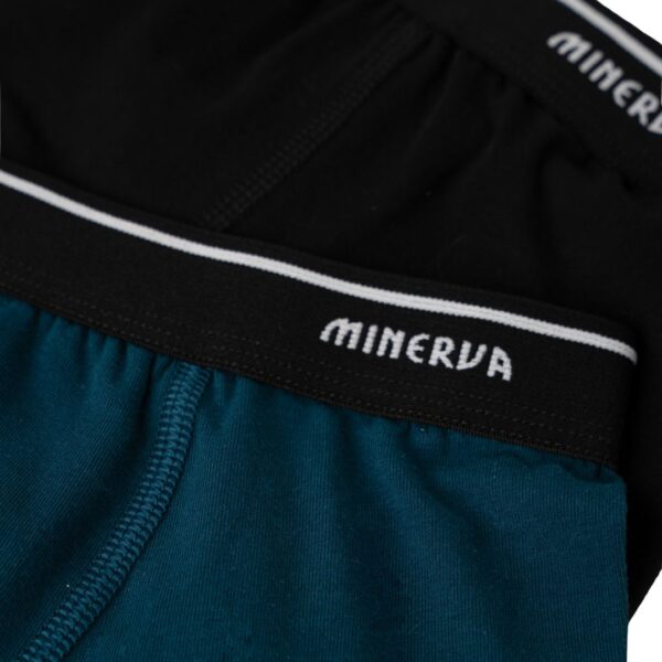 Minerva Παιδικό/Εφηβικό Boxer Αγόρι 2τμχ Μονόχρωμο Μαύρο-Πετρόλ: 90-42687-263 - Image 4