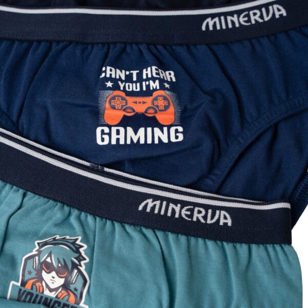 Minerva Παιδικό/Εφηβικό Εσώρουχο Slip Αγόρι Gamer 3τμχ :96-45575-255 - Image 5