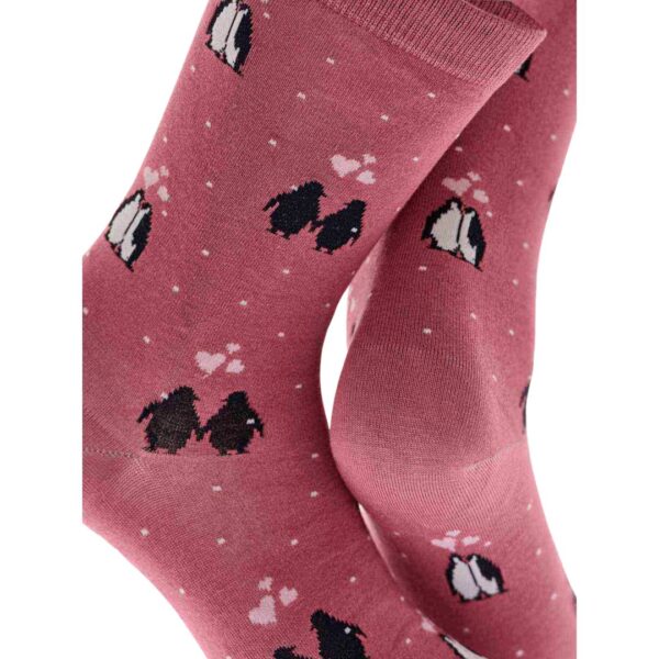 Walk Γυναικεία Κάλτσα Bamboo W331 Σχέδιο Penguins Σάπιο Μήλο:W331-14_61 - Image 3