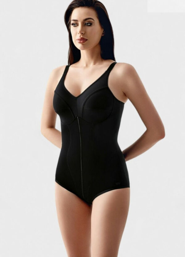 ΓΥΝΑΙΚΕΙΟΣ ΚΟΡΣΕΣ BODY NEW BRA ΔΙΑΜΟΡΦΩΣΗ ΜΕΣΗΣ & ΜΗΡΩΝ ΜΑΥΡΟ ΚΑΙ ΜΠΕΖ:NB9605 - Image 3