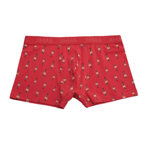 Ysabel Mora For Men Christmas Collection Boxer & Socks Noutcrackers Red:Y20433 - Image 4