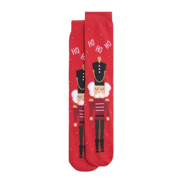 Ysabel Mora For Men Christmas Collection Boxer & Socks Noutcrackers Red:Y20433 - Image 2