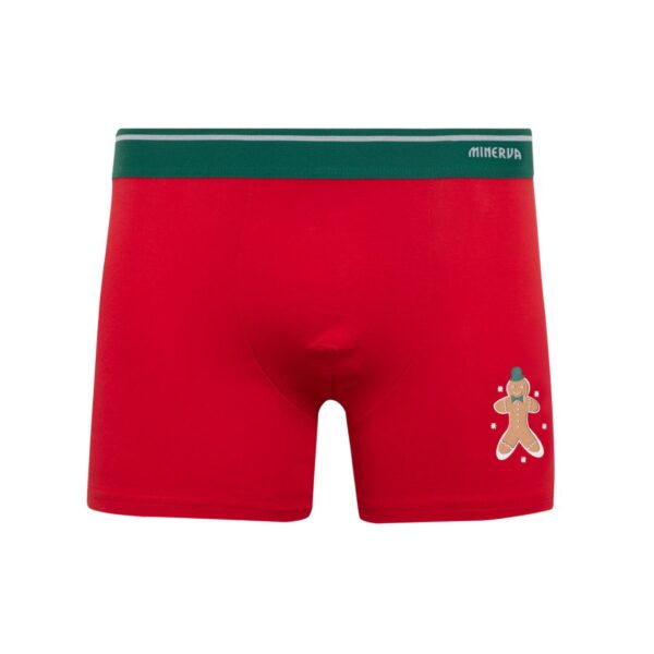 Minerva Ανδρικό Boxer X-Mas Biscuit 2τμχ : 96-29482-270 - Image 2