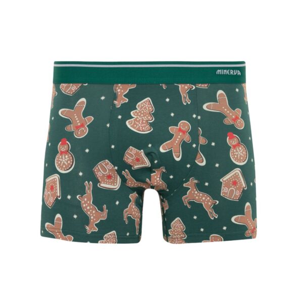Minerva Ανδρικό Boxer X-Mas Biscuit 2τμχ : 96-29482-270 - Image 3