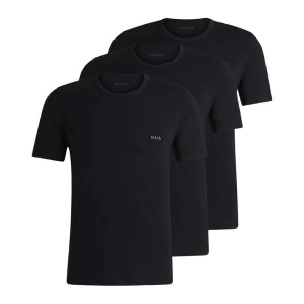 Hugo Triple-Pack Of Cotton Underwear T-Shirts With Logo Print :50480088-991