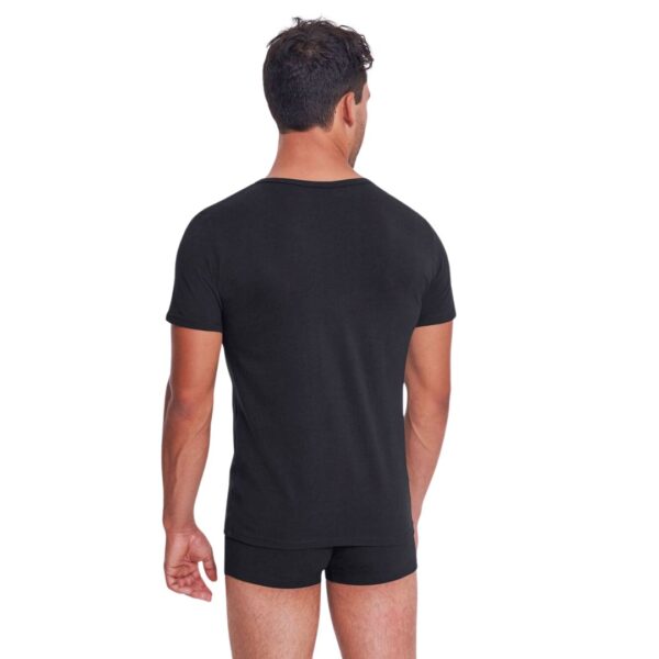 Sloggi Αντρικό Φανελάκι Κοντομάνικο Go ABC 2.0 O-Neck 2Pack Μαύρο:10217749-0004 - Image 5