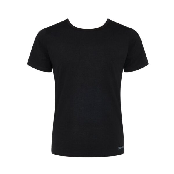 Sloggi Αντρικό Φανελάκι Κοντομάνικο Go ABC 2.0 O-Neck 2Pack Μαύρο:10217749-0004 - Image 3