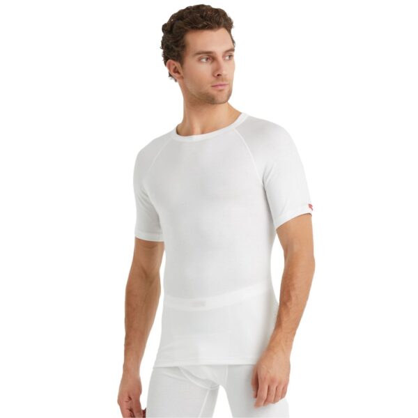 Blackspade Unisex Ισοθερμικό T-Shirt Short :BLACKSPADE-9258SNOWWHITE - Image 6